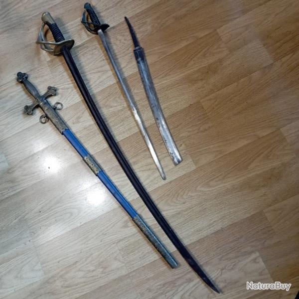 Armes blanches  restaurer et complter.