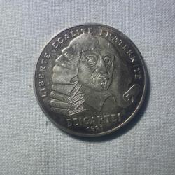 Pièce commémorative de 100 FrancsRené Descartes - 1991