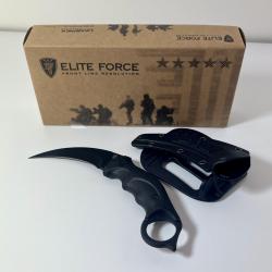Karambit Tactique à lame fixe Elite Force EF717