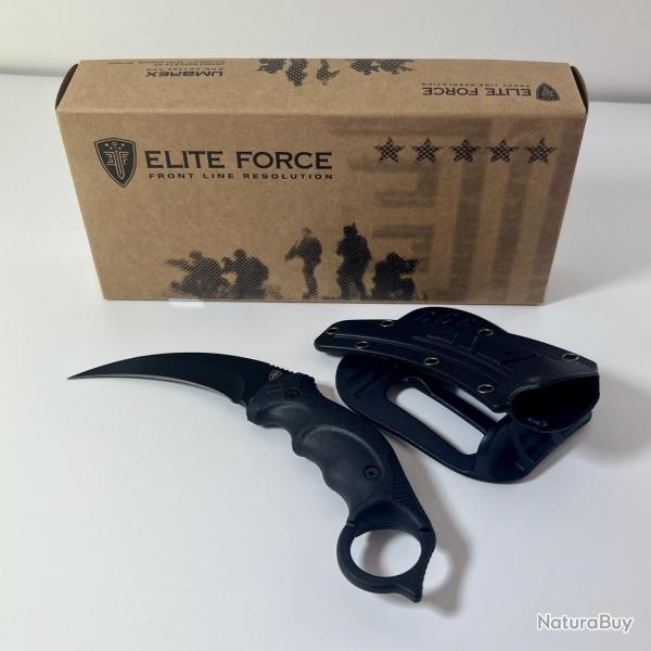 Karambit Tactique  lame fixe Elite Force EF717