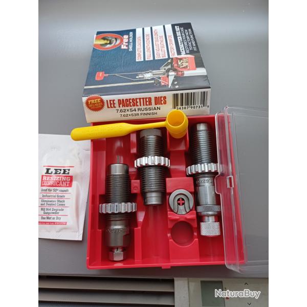 Jeu d'outils LEE, calibre 7.62x54R, occasion tat neuf, rf Lee 90731