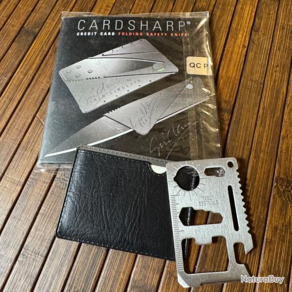 DUO CARD SHARP COUTEAU CARTE DE CRDIT