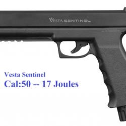 Pistolet  semi auto Vesta Sentinel  Cal 50 -17 Joules