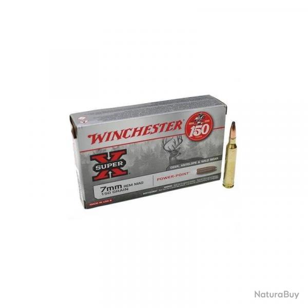 Balles Winchester 7 RM - Power Point 150 gr