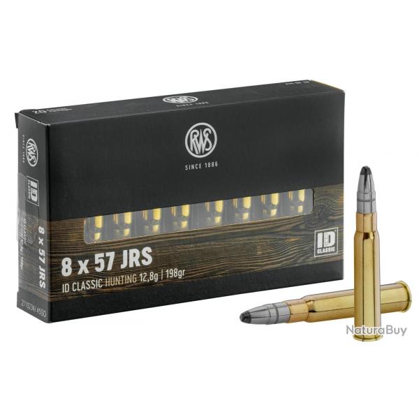 Balles RWS 8x57 JRS - ID Classic 198 gr