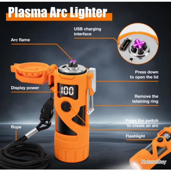 Briquet de survie a arc