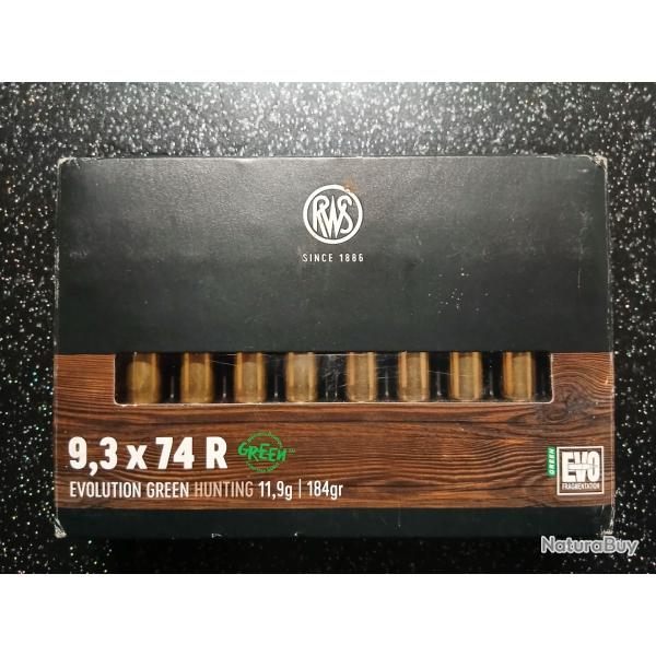 Balles 9.3x74 evo green