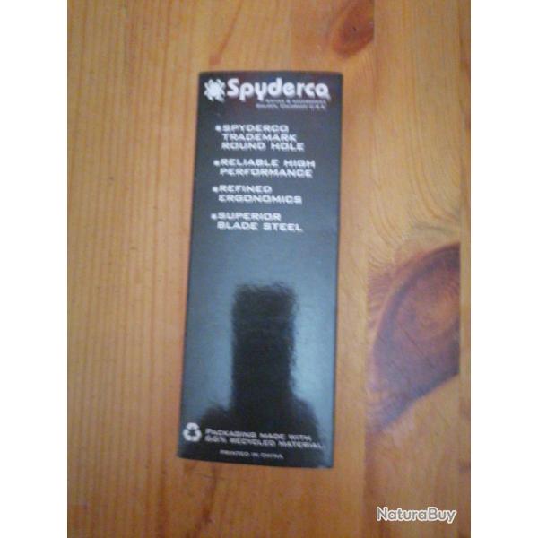 Vend emballage, pliant spyderco