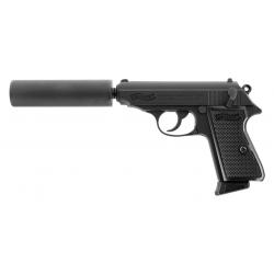 PIST WALTHER PPK-S BLK KIT BBS 6MM GAZ 1,0 J