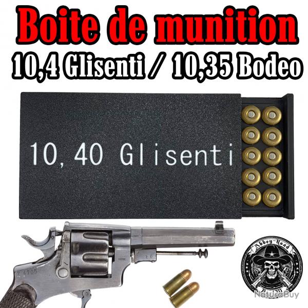 Boite de munition 10,40 Glisenti 10,35 Bodeo stockage et transport - Bast3D