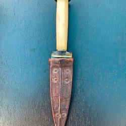 BEAU COUTEAU AFRICAIN ETHNIE BILAO, CIRCA 1920, SOMALIE, POUR COLLECTION