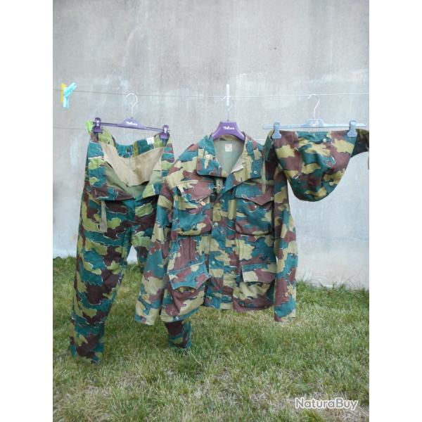 Rare tenue de saut Parachutiste Belge M-58