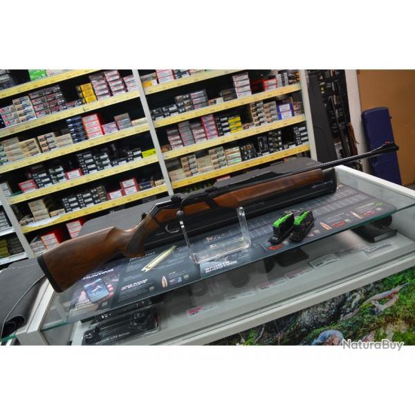 CARABINE LINEAIRE BROWNING MARAL ZENITH WOOD CALIBRE 9.3X62 + DEMI MONTAGE EAW D'OCCASION
