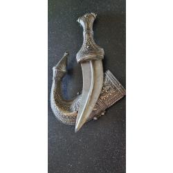 Superbe jambiya ancien en argent local