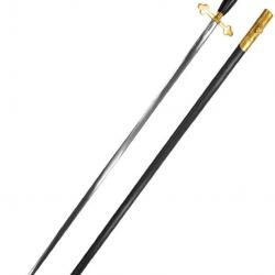 Épée maçonnique fine tréflée avec fourreau