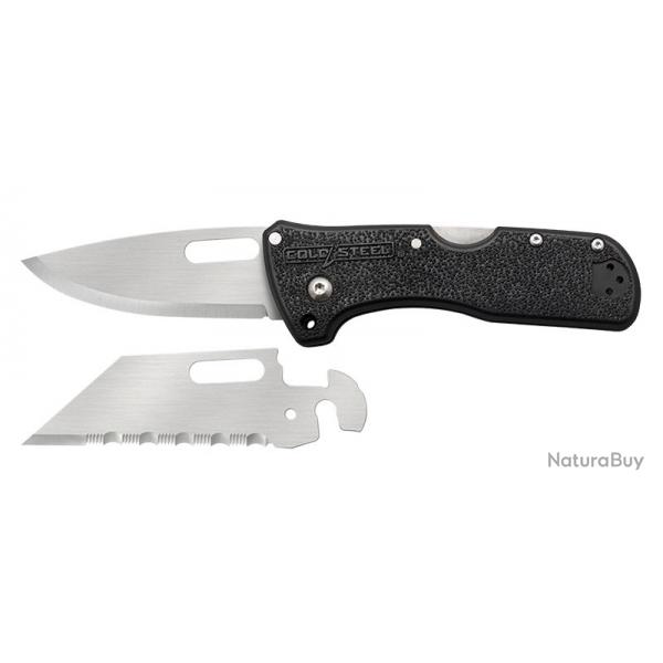 Cold Steel Couteau Click N Cut Folder - Lame 70mm - Manche ABS - Clip rversible