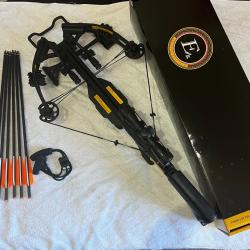 Arbalète à poulies EK Archery Blade 175 lbs - 340 FPS + Pack 6 flèches carbone (Neuf, peu utilisée)