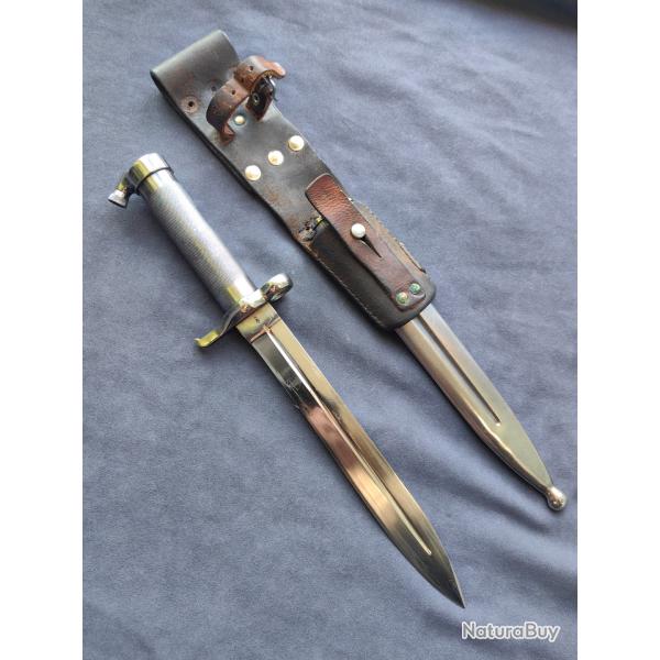 Baionnette sudoise Modle 1896 de parade chrome