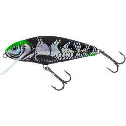 Poisson Nageur Salmo Perch Flottant 8cm 12g 8cm Holo Dark Green Head