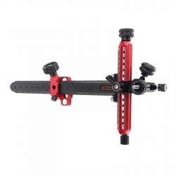 SHOCQ VISEUR MICROMETRIQUE ALIGN PRO EN CARBONE ROUGE Gaucher