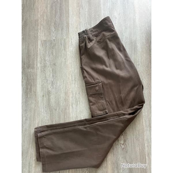 Pantalon chasse, marron Solognac taille 46 parfait tat