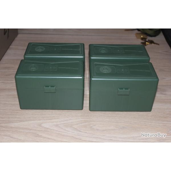 4 botes de rangement 50 munitions MAL0314