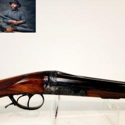 (2644) Fusil De Chasse Juxtaposé Manufrance Ideal 328 Cal.16/65 - OCCASION