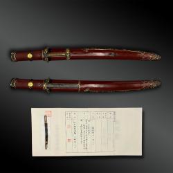 COUTEAU appelé Tanto signé Igo avec certificat NBTHK - Japon - Période Edo (1603-1868)