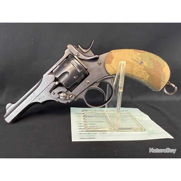 EXTRAORDINAIRE WEBLEY MK IV cal. 450/455 DANS UN ETAT RARE !!