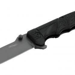 Couteau Walther PPQ Lame acier 440C revêtement anthracite 95mm +étui