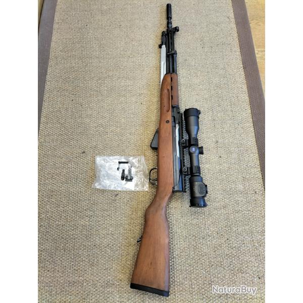 Carabine Zastava M59-66 cal 7.62x39 + Rail de montage+Lunette zeiss Duralyt