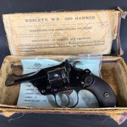 TRÈS RARE REVOLVER WEBLEY 1898 MODÈLE WP cal. 32/320