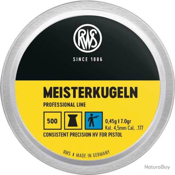 1 boite de 500 RWS MEISTERKUGELN cal.4.5