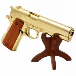 COLT 45 1911 Doré - Réplique DENIX