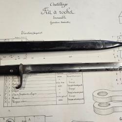 rare baionnette S14 gottscho pour Mauser