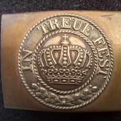Boucle de ceinture bavaroise modèle 1895 WW1 état exceptionnel