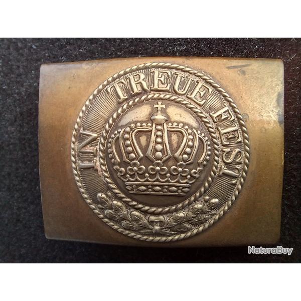 Boucle de ceinture bavaroise modèle 1895 WW1 état exceptionnel