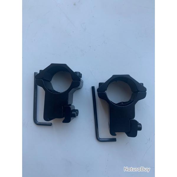 COLLIERS DE MONTAGE DE LUNETTE 25,4 mm