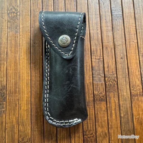 TUIS COUTEAU EN CUIR FABRICATION ARTISANALE U.S.A OKLAHOMA