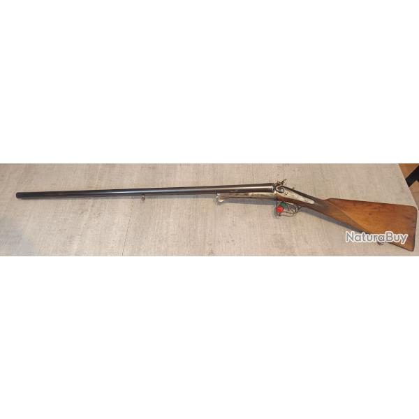 Fusil belge a chien percussion centrale