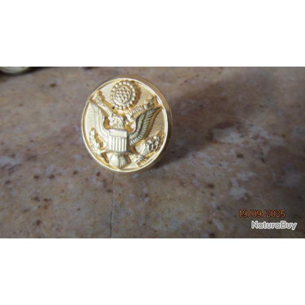 bouton US army seconde guerre  l'unit WW2 Amriciain GI USA diffrentes taille 19.3mm laiton
