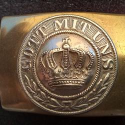 Boucle de ceinture prussienne modèle 1895 "petite couronne "