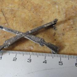 tireur élite argenté épingle tranchée WW1 première guerre FR 48.3mm