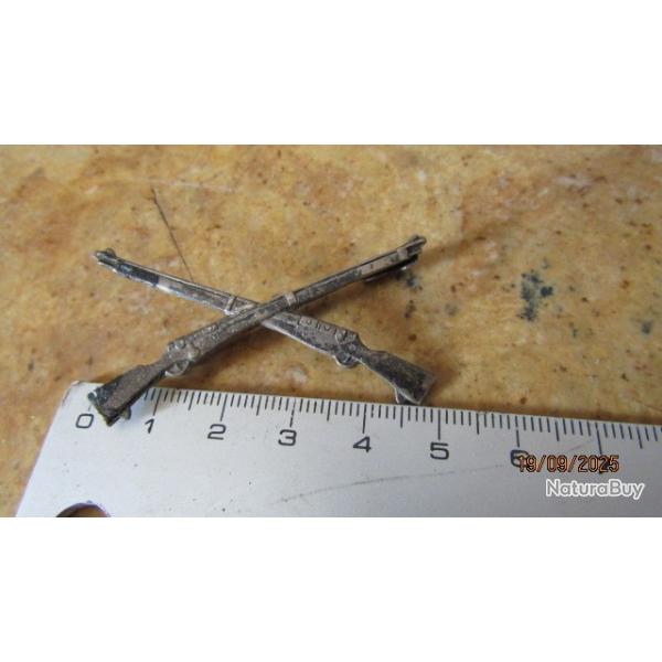 tireur lite argent pingle tranche WW1 premire guerre FR 48.3mm