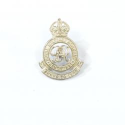 Insigne Georges VI - The Royal Military Academy ( Sandhurst ) 33mm x 24mm