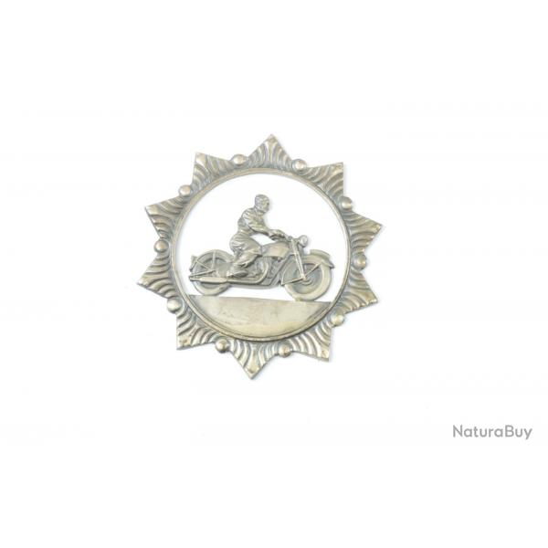 Ancien insigne macaron rcompense course moto vintage.