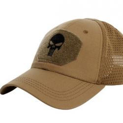 Casquette Punisher Beige Foncé