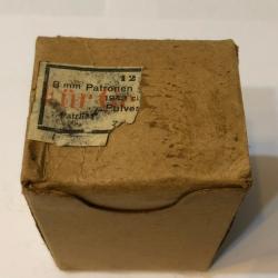 Rare Boite de 12 cartouches 8 mm Lebel M 1886 D  - Fabrication sous contrôle allemand 1940