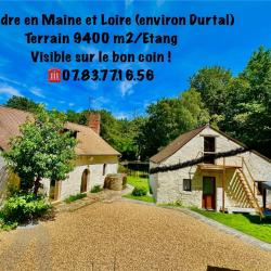 Deux cottages sur un hectare et un étang en zone de chasse