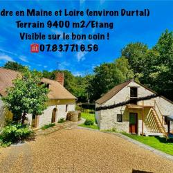 Maisons de chasseurs sur grand terrain avec étang de pêche. (mitoyenne forêt de chasse).